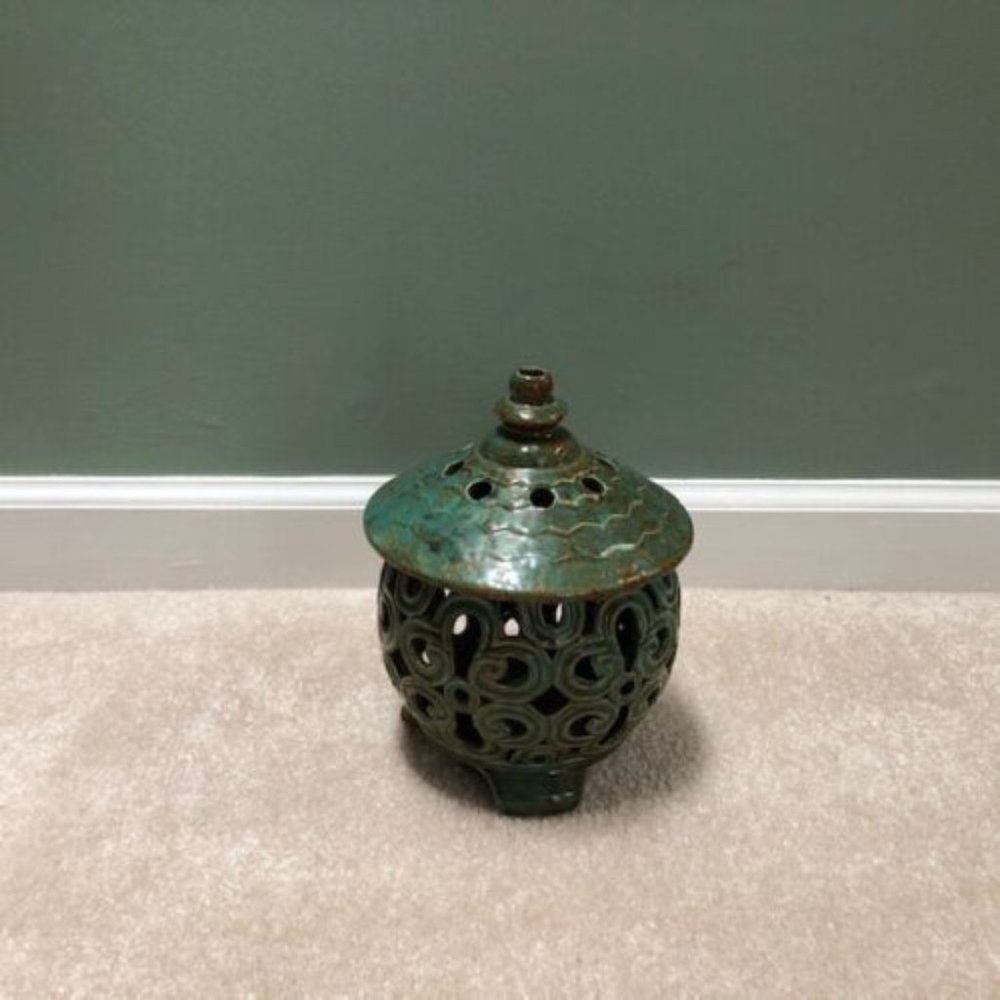 Vintage Chinese Ceramic Incense Burner